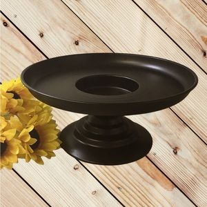 Black/brown metal farmhouse riser